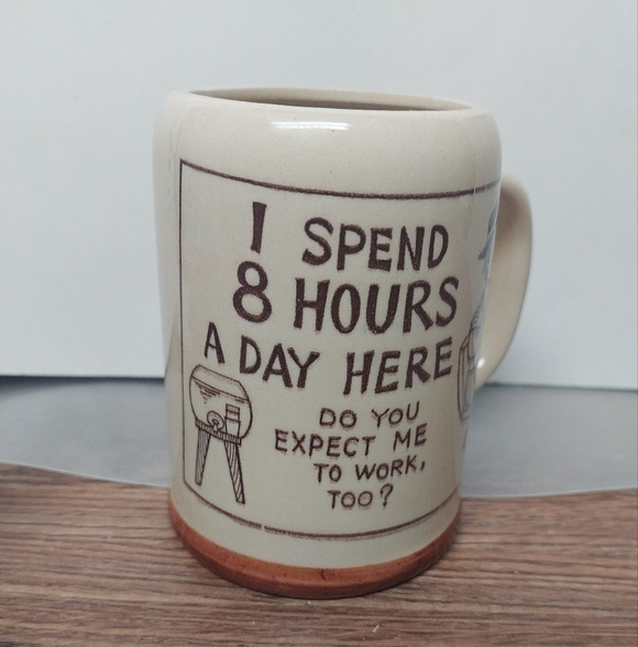 Vintage Work/Office Mug with Saying - Picture 6 of 10
